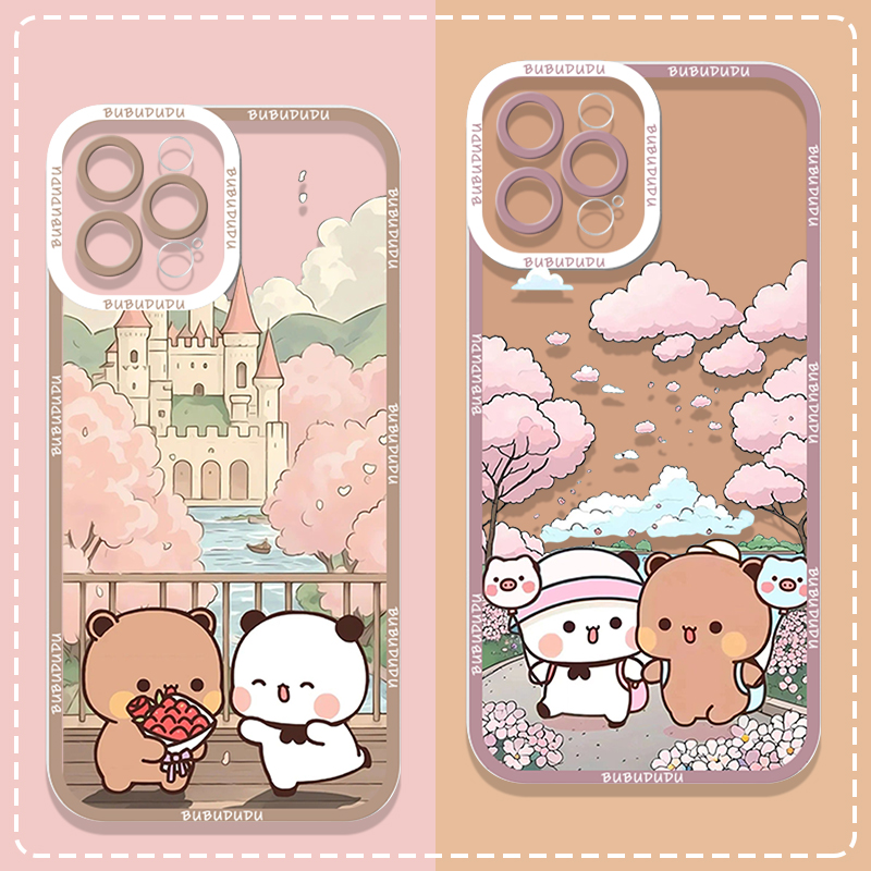 Phone Cases Galaxy A16 5G - Süße BUBU DUDU Paar klare Handyhülle