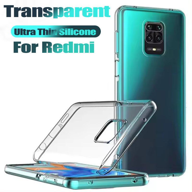 Transparent Thin Case - Ultradünne Silikon-Telefonhülle für Xiaomi Redmi Note