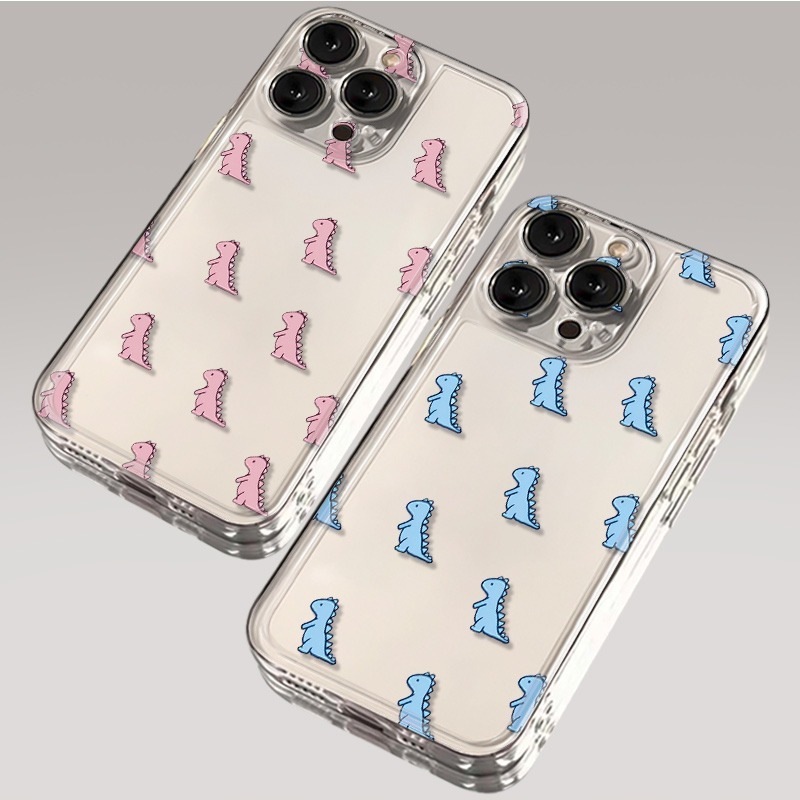 Phone Cases For Samsung S21 5G - Dinosaurier-Paar-Handyhülle für Samsung Galaxy S25 S24