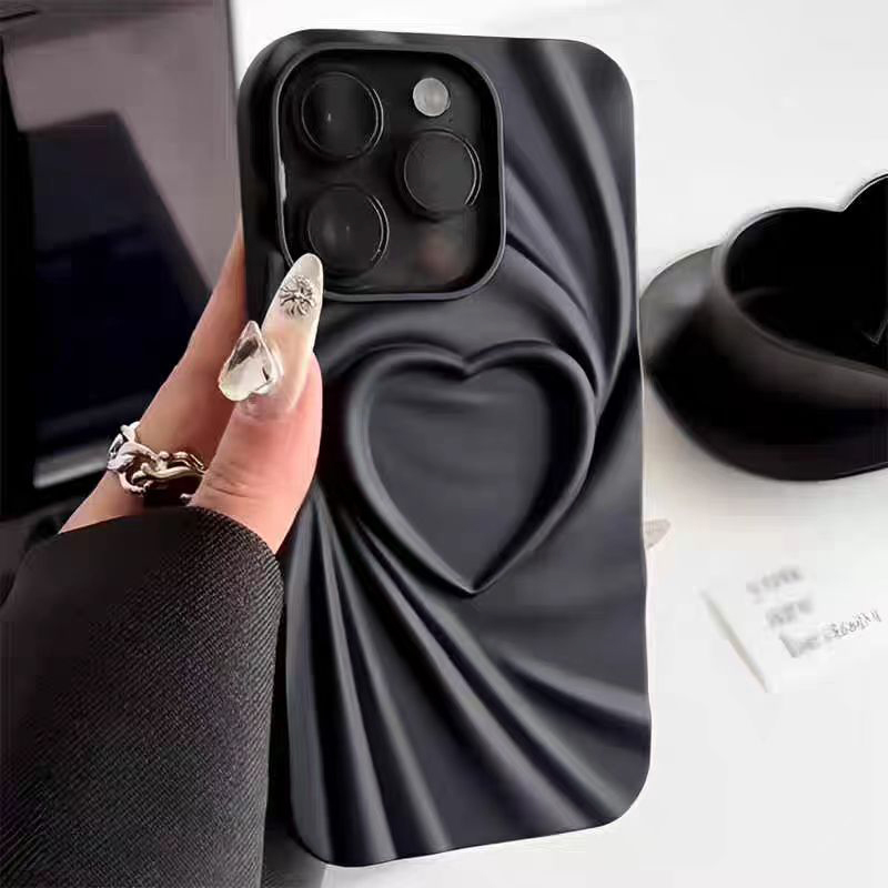 Phone Cases Dior - Fashion Fold Falten 3D Liebe Herz