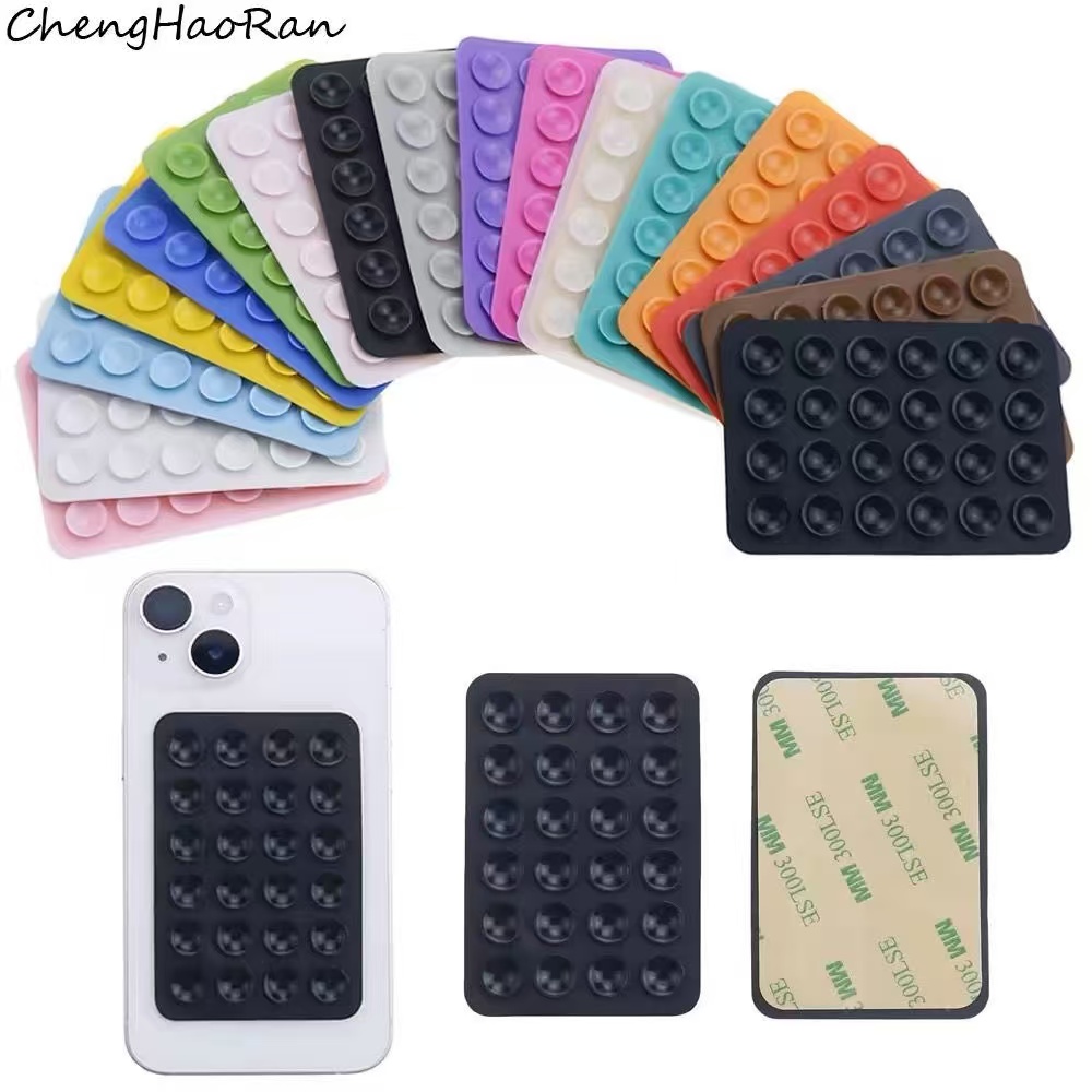 Phone Cases Apple - Multifunktionaler Silikon-Saugnapf-Handyhalter, quadratische, rutschfeste, einseitige Handyhülle