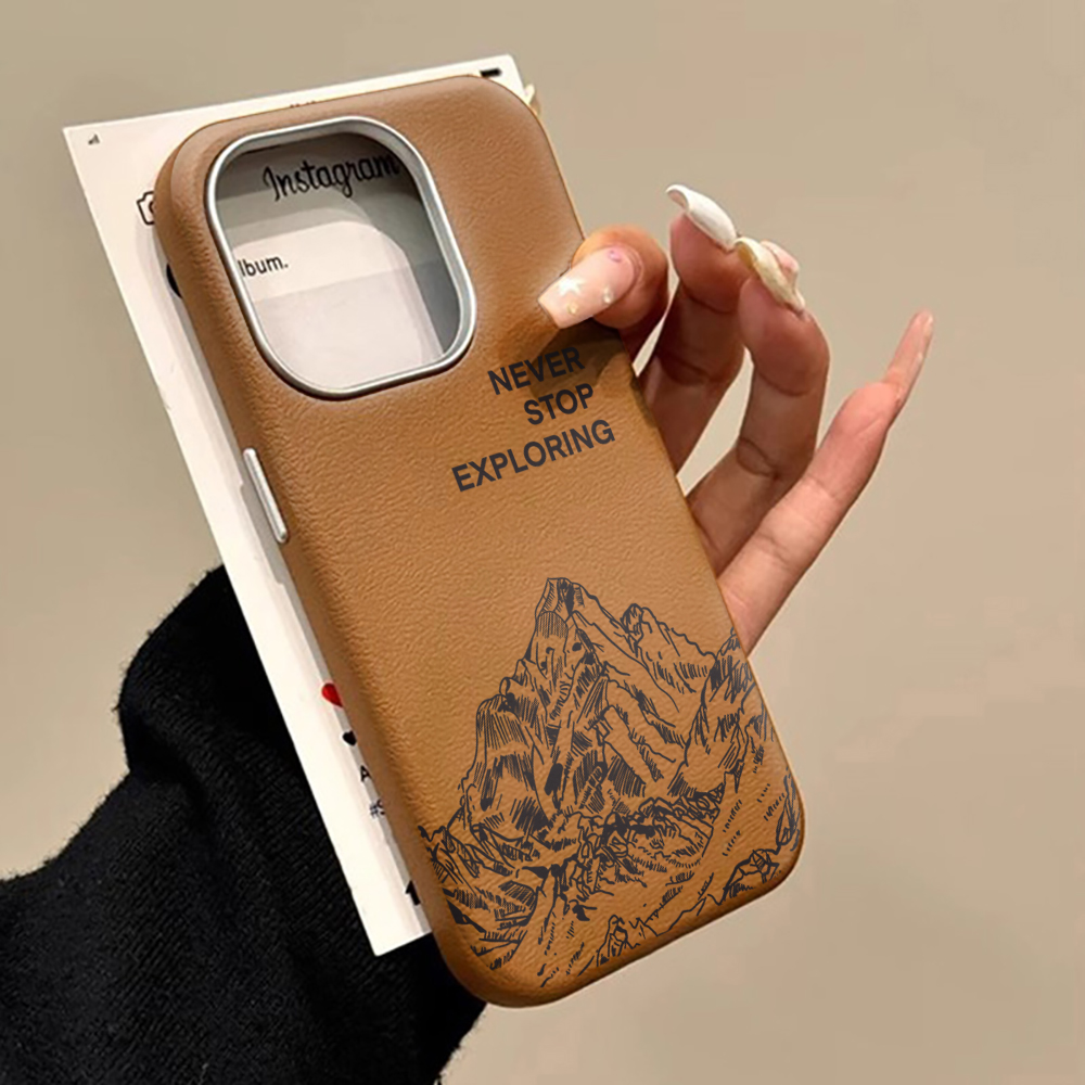 Phone Cases For Samsung S21 5G - Luxuriöse Mountain Simple Hülle für Samsung