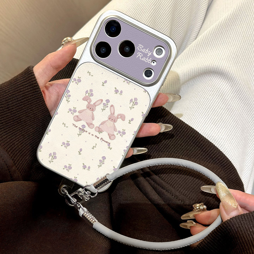 Niedliche Rubbit PU-Leder-Hand – Phone Cases Leather Bewertung und Preis