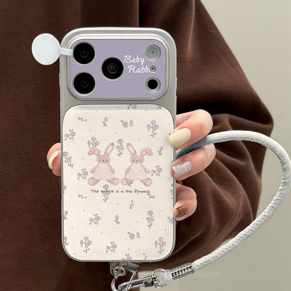 Niedliche Rubbit PU-Leder-Hand – Phone Cases Leather Bewertung und Preis