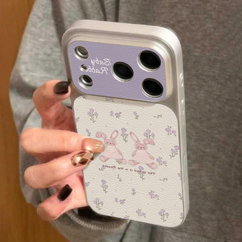 Niedliche Rubbit PU-Leder-Hand – Phone Cases Leather Bewertung und Preis