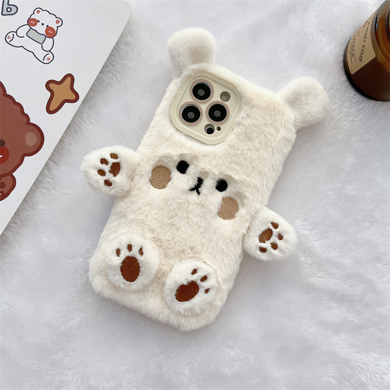 Koreanische 3D Cartoon Bär Fla – Phone Cases Apple Bewertung und Preis