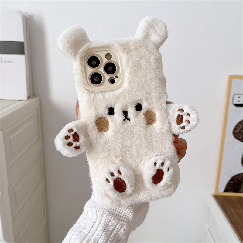 Koreanische 3D Cartoon Bär Fla – Phone Cases Apple Bewertung und Preis