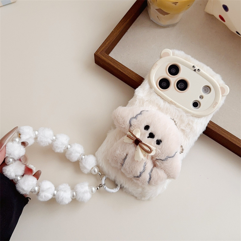 3D-Cartoon-Bowknot-Welpen-warm – Phone Cases For Iphone 16 Bewertung und Preis