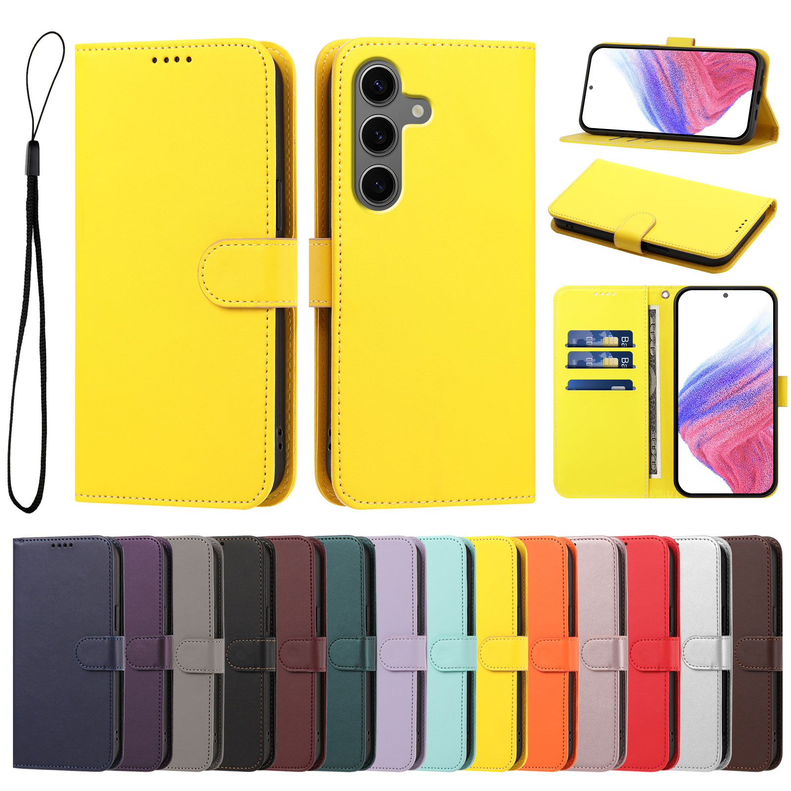 Luxuriöse Leder-Handyhülle für – Phone Cases With Wallet On Back Bewertung und Preis
