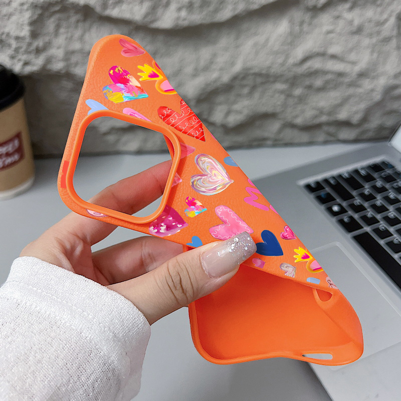 Herz-Print Weiche Handyhülle f – Phone Cases Leather Bewertung und Preis
