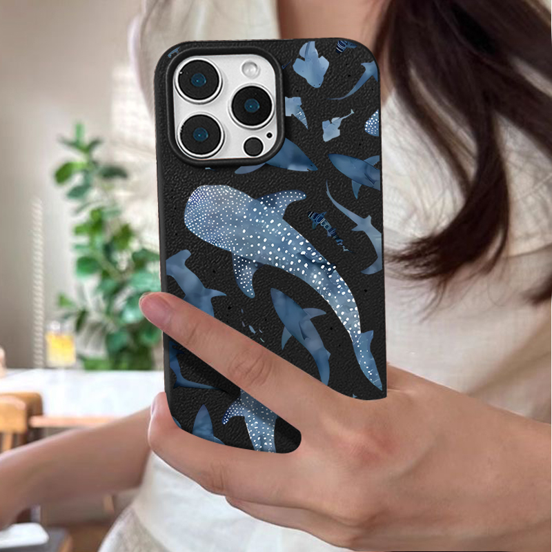 Ozean-Hai-Wal-Muster Handyhüll – Phone Cases Leather Bewertung und Preis
