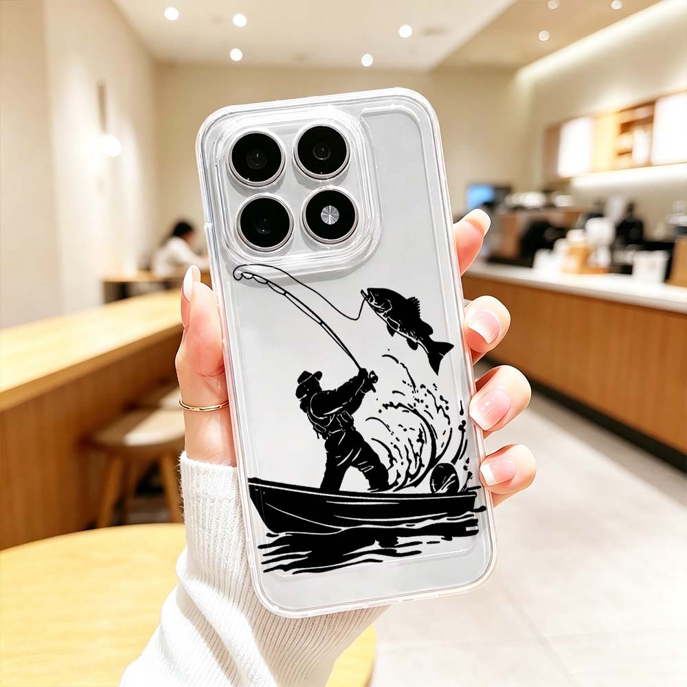 Fischer fängt Barsch Boot Hand – Phone Cases Xiaomi 15T Bewertung und Preis