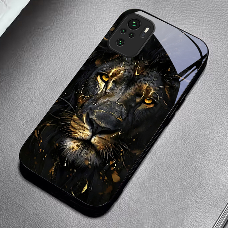 Löwe mit Gold-Schwarzem Glas H – Phone Cases Xiaomi Bewertung und Preis