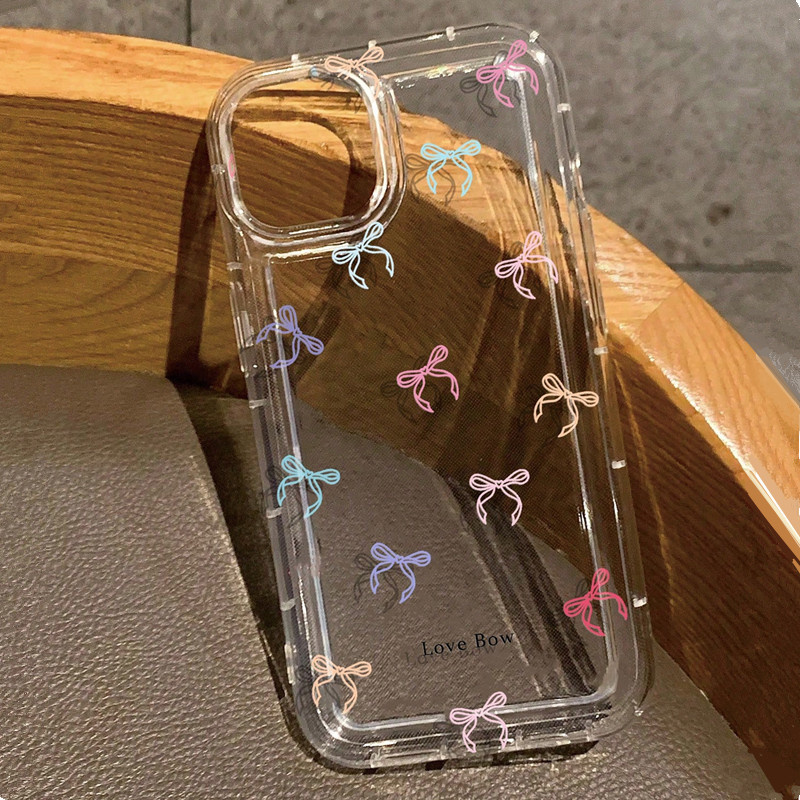 Bunte Schleifen-Print Transpar – Phone Cases Dior Bewertung und Preis