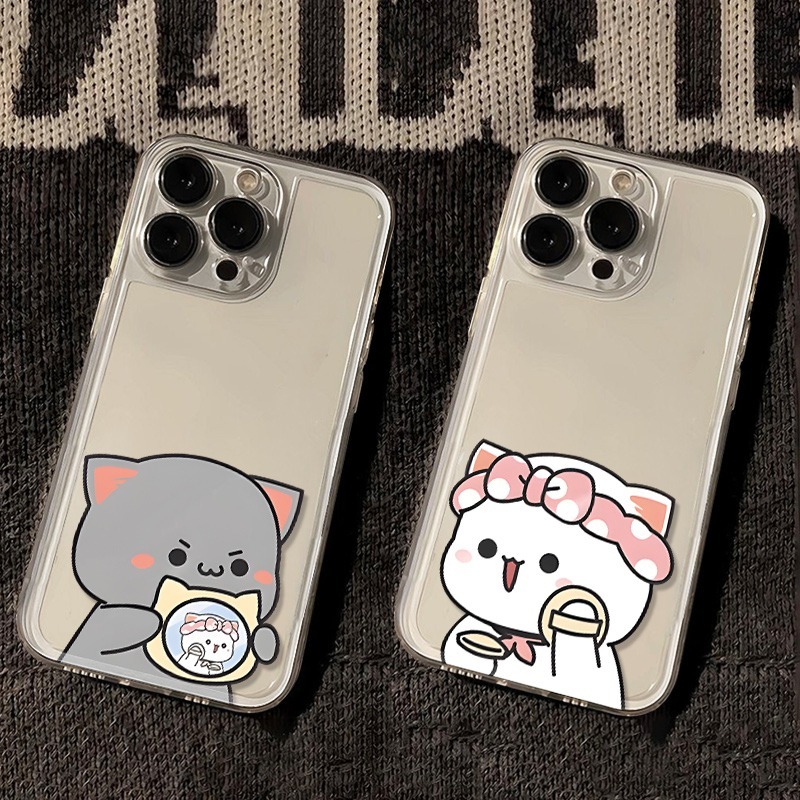 Make-up-Paar-Katzen-Handyhülle – Phone Cases For Samsung S21 5G Bewertung und Preis