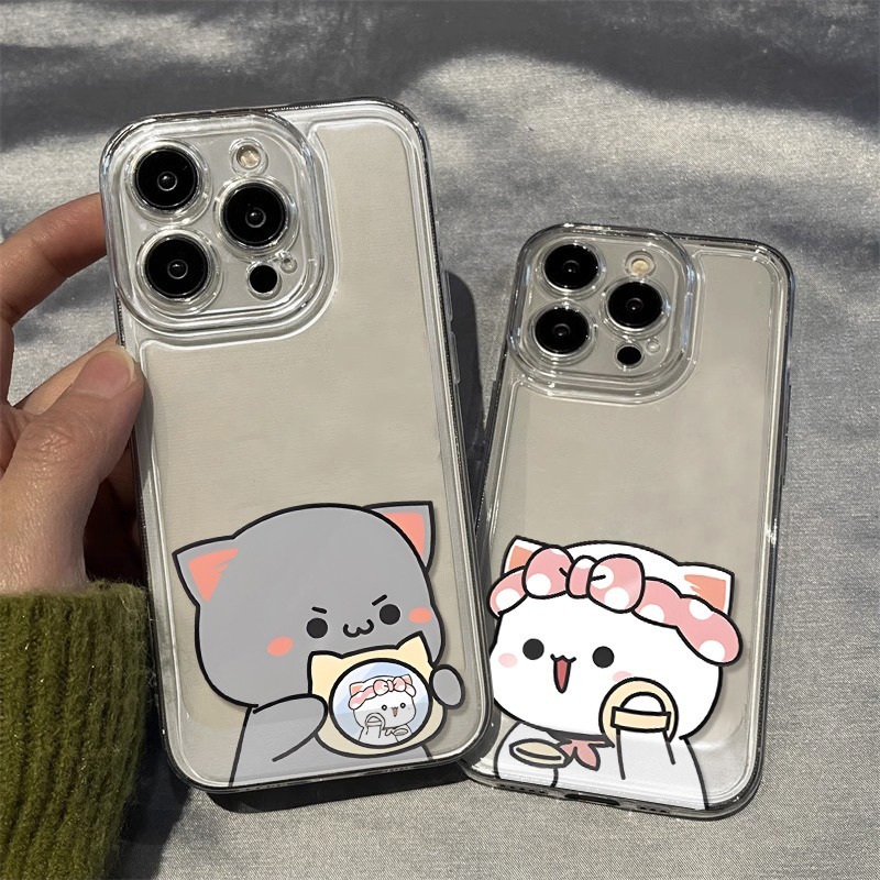 Make-up-Paar-Katzen-Handyhülle – Phone Cases For Samsung S21 5G Bewertung und Preis