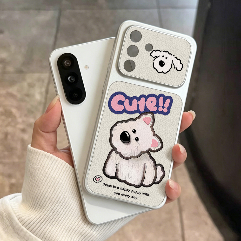 Niedliche Cartoon-Hunde-Handyh – Phone Cases Leather Bewertung und Preis
