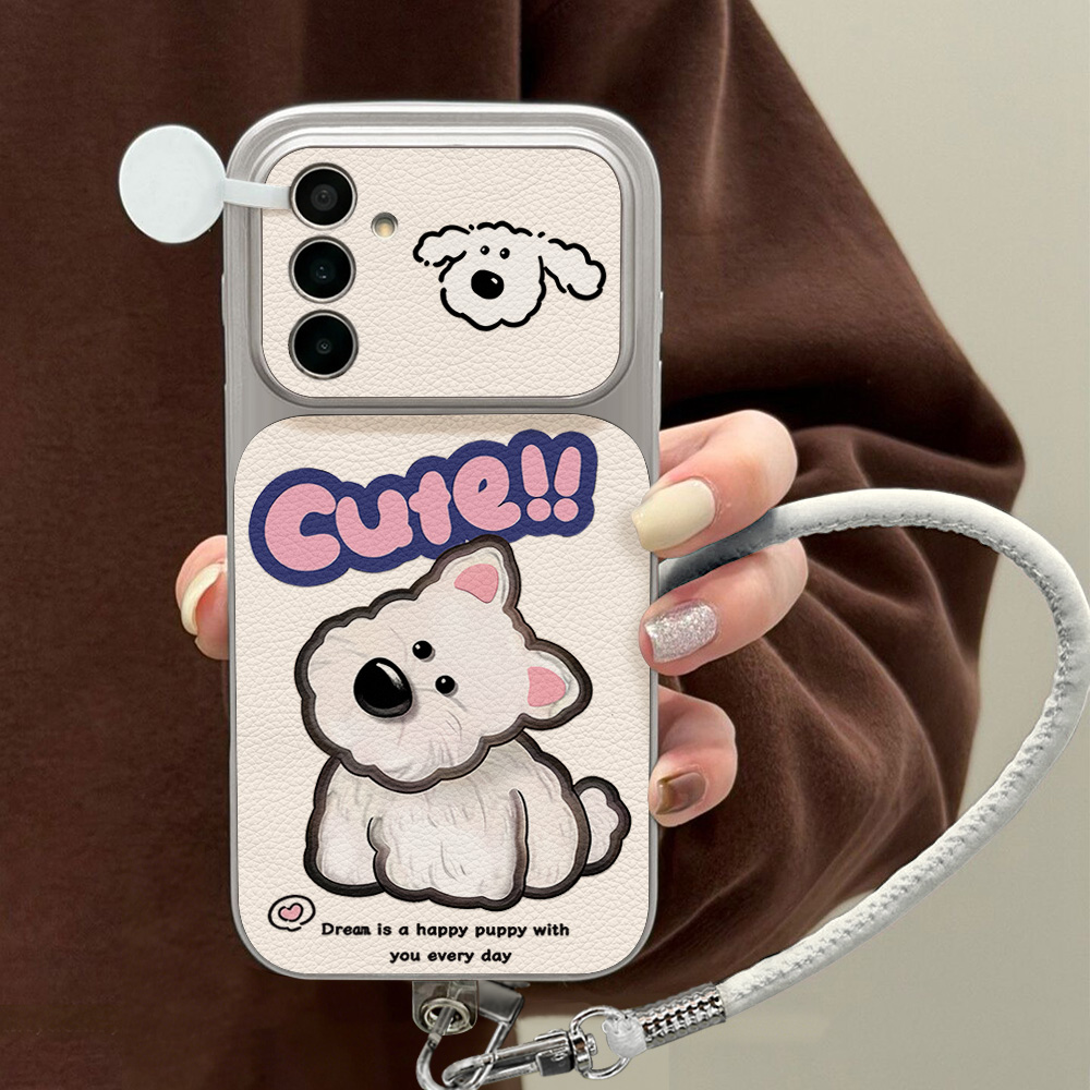 Niedliche Cartoon-Hunde-Handyh – Phone Cases Leather Bewertung und Preis