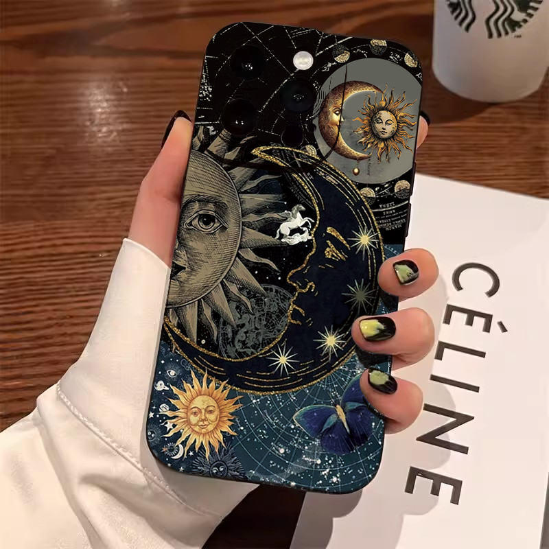 Ästhetische Sonne-Mond-Druck H – Phone Cases For Samsung S21 5G Bewertung und Preis