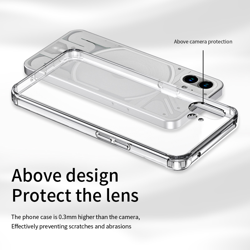 Nichts Telefon eins/nichts Tel – Transparent Thin Case Bewertung und Preis