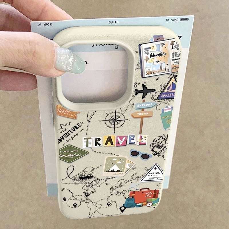 Reisekarten-Muster Handyhülle  – Phone Cases Leather Bewertung und Preis