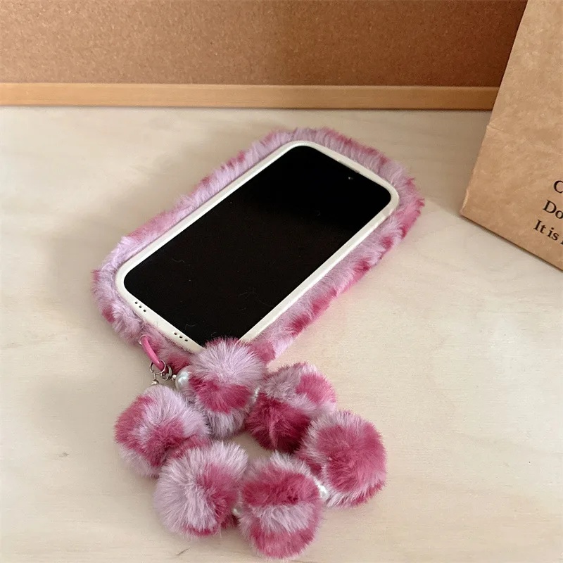 Modische Leoparden-Plüsch-Hand – Phone Cases Leather Bewertung und Preis