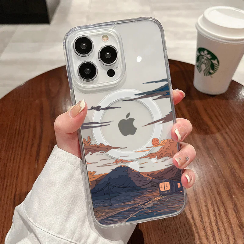 Sonnenuntergang-Muster Modisch – Phone Cases Iphone 17 Pro Bewertung und Preis