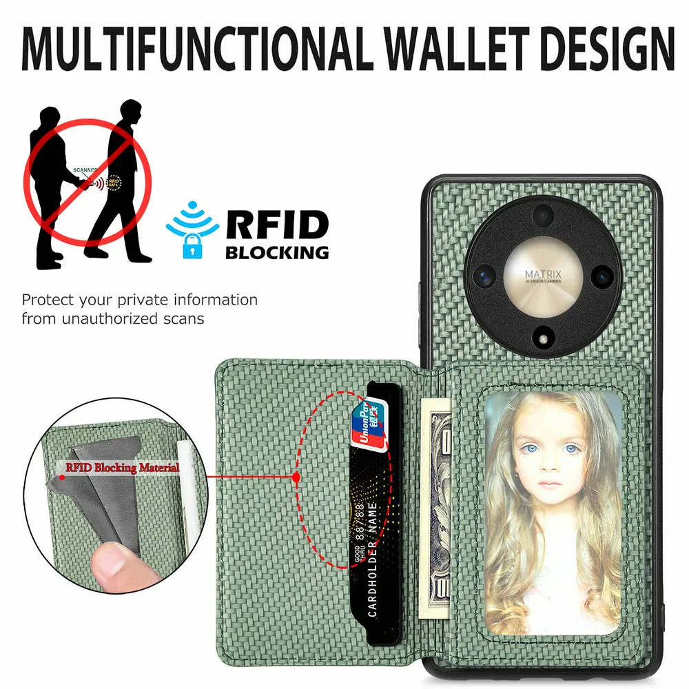 HONOR X9D X9C X9B 5G Leder-Kar – Phone Cases With Wallet On Back Bewertung und Preis