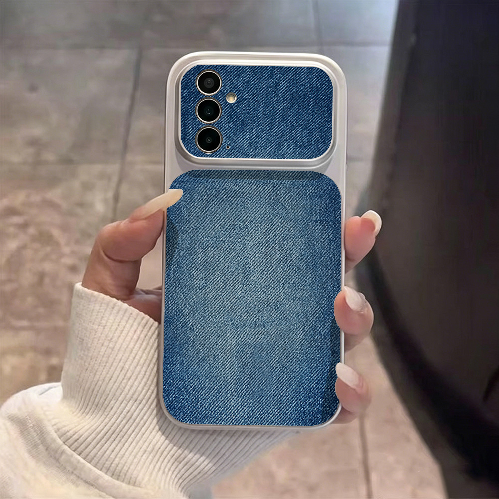 Retro Blaue Denim PU-Leder Han – Phone Cases Leather Bewertung und Preis